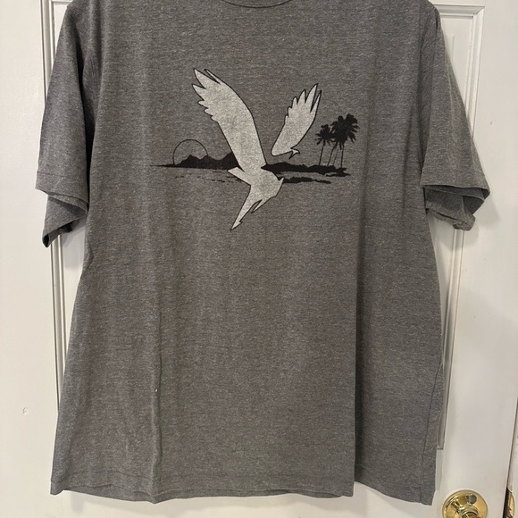 American Eagle men’s extra large T-shirts… One light blue one gray= one price - Picture 3 of 12